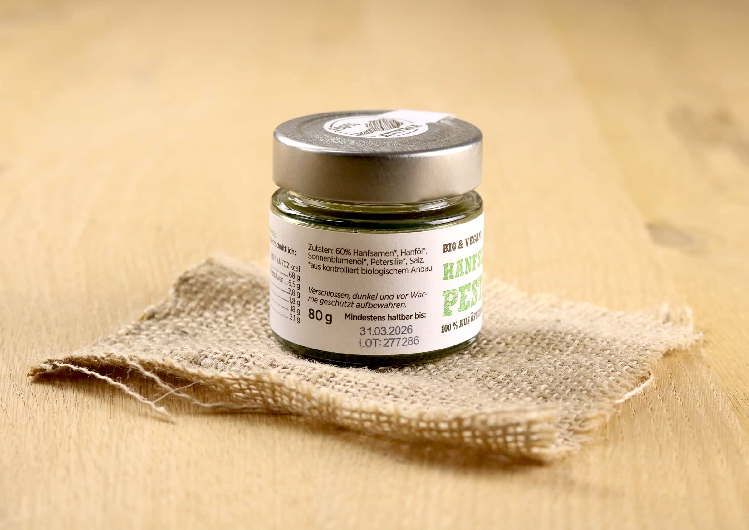 Bio Hanfsamen Pesto
