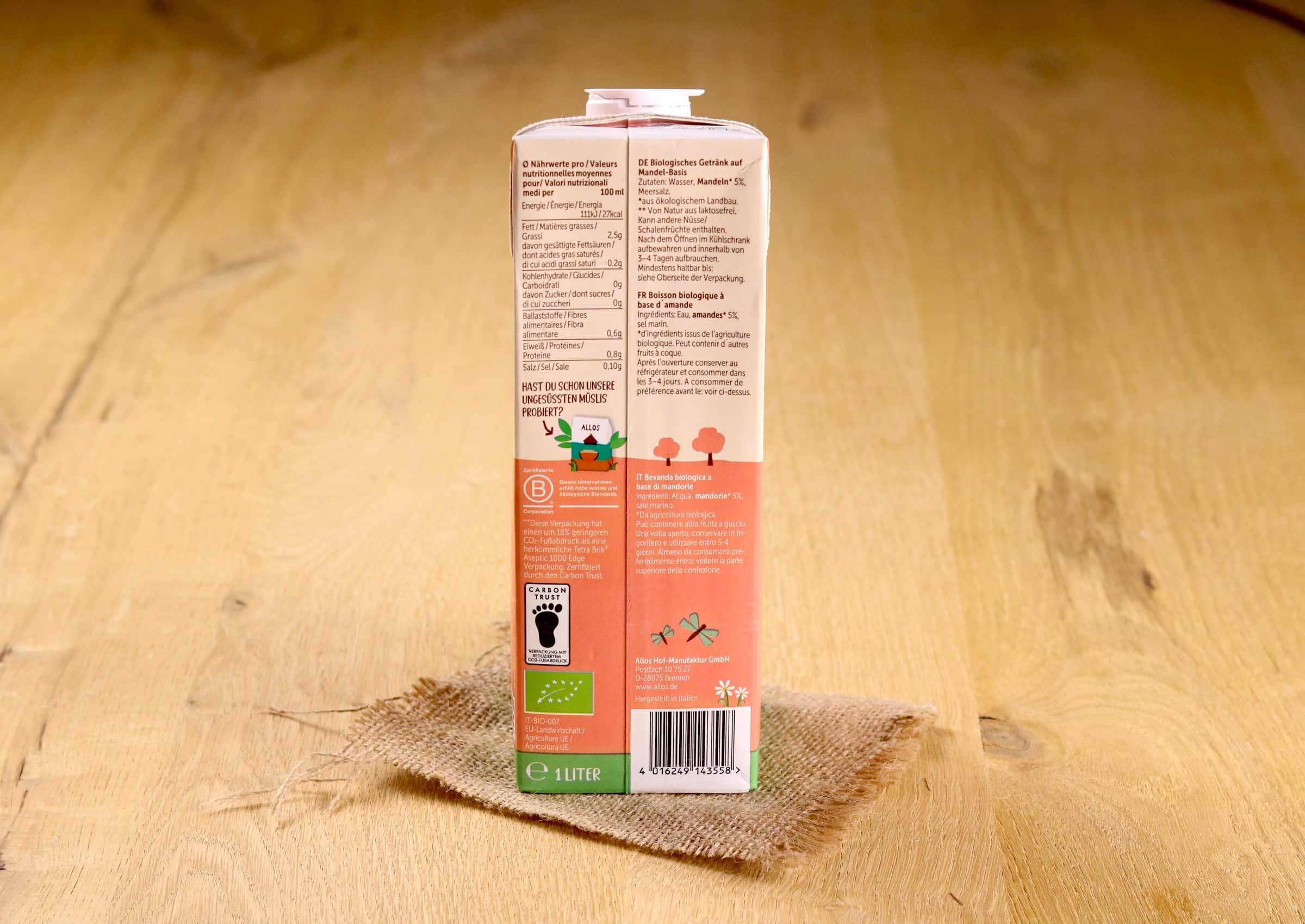 Bio Mandeldrink